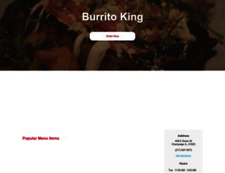 burritokingchampaign.com screenshot