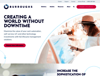 burroughs.com screenshot