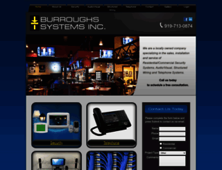 burroughssystems.com screenshot