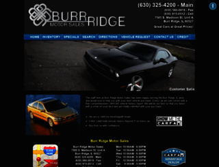 burrridgemotorsales.com screenshot