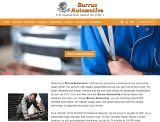 burrusautomotive.com screenshot