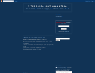 bursa-lowongan.blogspot.com screenshot