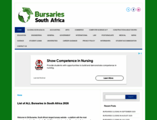 bursaries2017.co.za screenshot