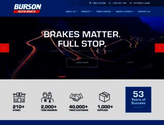 burson.com.au screenshot