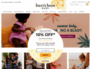 burtsbeesbaby.com screenshot
