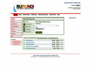 burundisafari.com screenshot