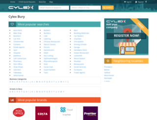 bury.cylex-uk.co.uk screenshot