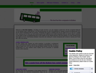bus-hire-sydney.jimdo.com screenshot