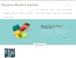 busanamuslimkamila.com screenshot