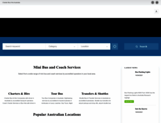 busandcoachdirectory.com.au screenshot