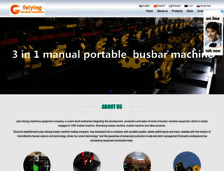 busbarbendingmachine.net screenshot