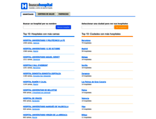buscahospital.com screenshot