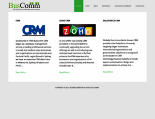 buscomm.com.au screenshot