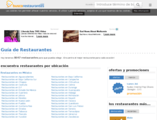 buscorestaurantes.com.mx screenshot