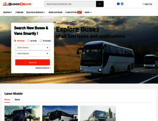 buses.cardekho.com screenshot