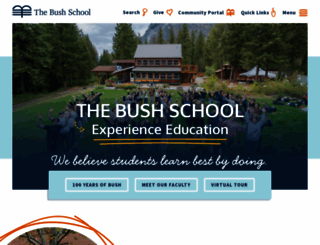 bush.edu screenshot