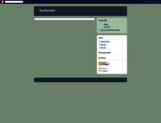 bushymen.blogspot.de screenshot
