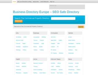 business-directory-europe.org.uk screenshot