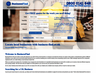 business-find.co.uk screenshot