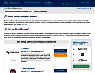 business-intelligence.financesonline.com screenshot