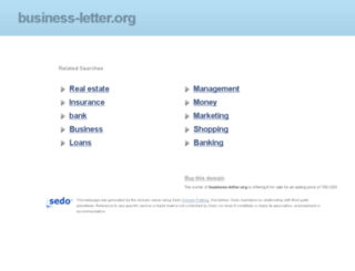 business-letter.org screenshot