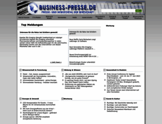 business-presse.de screenshot
