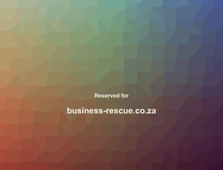 business-rescue.co.za screenshot