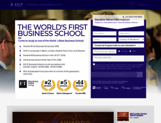 business-school-london.escpeurope.eu screenshot