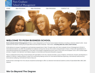 business-school-pgsm.com screenshot