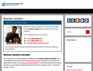 business-valuation.net screenshot