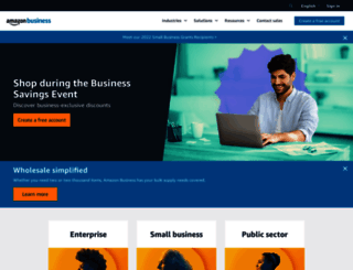 business.amazon.com screenshot
