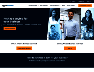 business.amazon.in screenshot