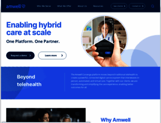 business.amwell.com screenshot