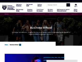 business.auckland.ac.nz screenshot