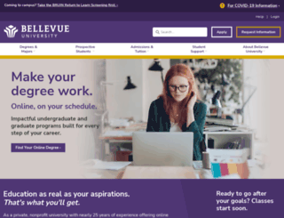 business.bellevue.edu screenshot