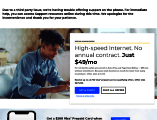 business.comcast.com screenshot