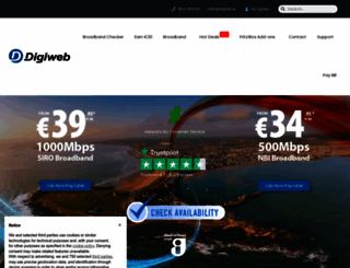 business.digiweb.ie screenshot
