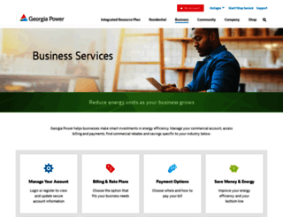 business.georgiapower.com screenshot
