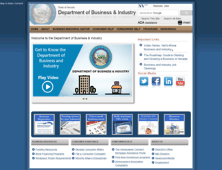business.nv.gov screenshot