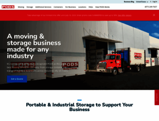 business.pods.com screenshot