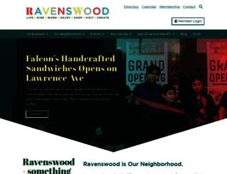business.ravenswoodchicago.org screenshot