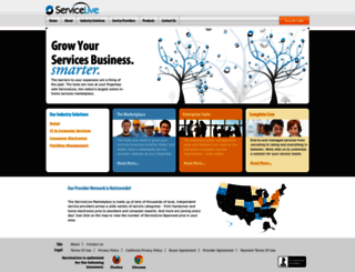 business.servicelive.com screenshot