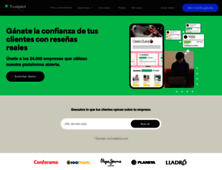 business.trustpilot.es screenshot