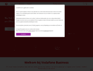 business.vodafone.nl screenshot