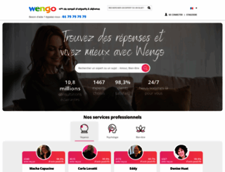 business.wengo.fr screenshot