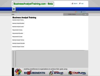 businessanalysttraining.com screenshot