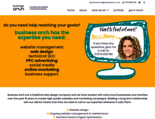 businessarch.co.uk screenshot