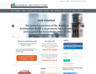 businessarchitectureguild.org screenshot