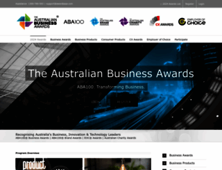 businessawards.com.au screenshot