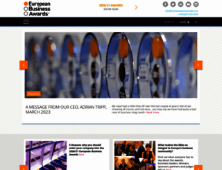 businessawardseurope.com screenshot